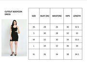 Women's Sleeveless Solid Mini Bodycon Round Neck Dress by offmint