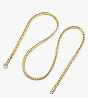 LuxeGlow Gold-Plated Cuban Chain Unisex