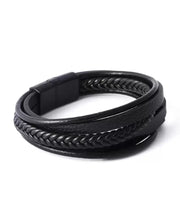 Onyx Braid Wrap Bracelet