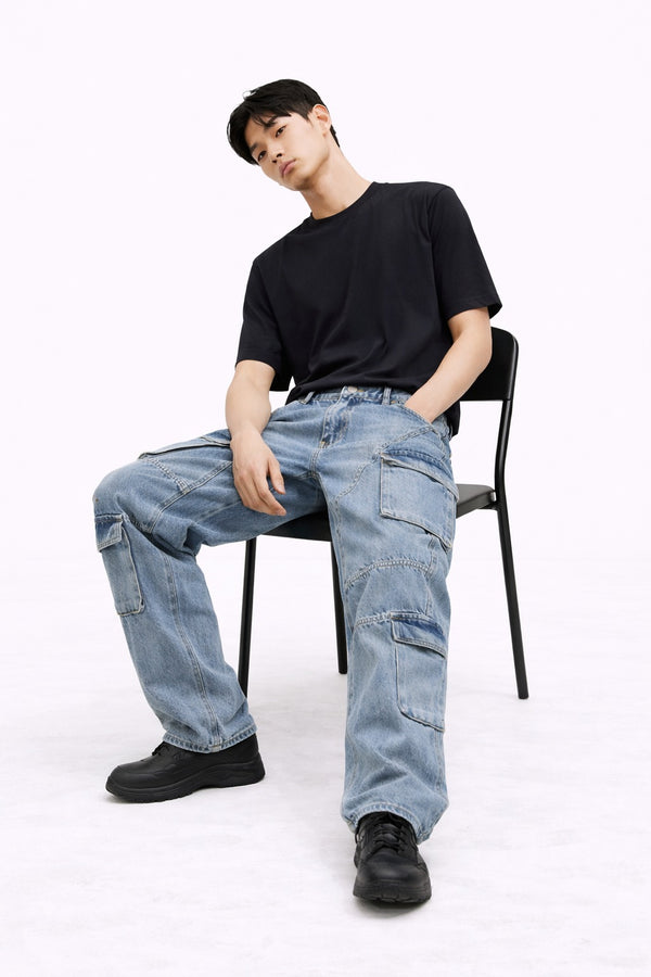 Rogue Fade Cargo Denim By Offmint