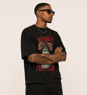 Premium Money Maker Graphic Oversized Tshirt
