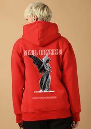 Full Dominion Printed Red Hoodie By Offmint
