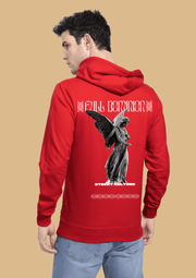 Full Dominion Printed Red Hoodie By Offmint