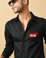 You Can Printed Black Shirt By Offmint