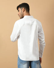 The Rolling Stone Printed White Shirt By Offmint