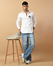 Taurus Zodiac Sign White Shirt By Offmint