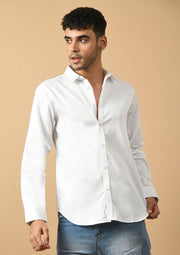 Japanese Quote Printed White ClubWear Shirt By Offmint