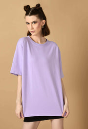 lavender oversized t-shirt by offmint