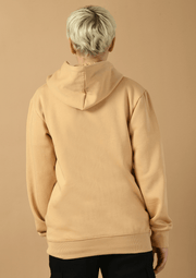 Nightmare Printed Beige Hoodie By Offmint