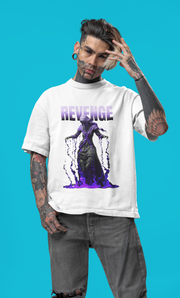 REVENGE PRINTED OVERSIZED T-SHIRT