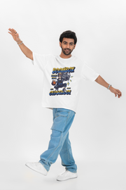 BOOMBOX PRINTED OVERSIZED T-SHIRT