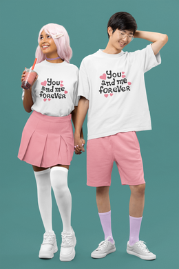 You And Me Forever Unisex T-Shirt By OFFMINT- Set of Two
