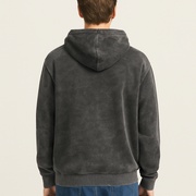 Acid wash grey unisex hoodies