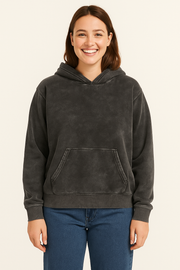 Acid wash Grey Unisex Hoodies