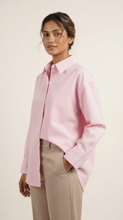 Blush Stripe Relaxed Shirt