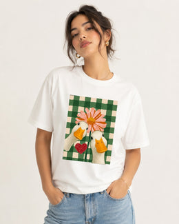 DUCK BLOOM OVERSIZED UNISEX T-SHIRT