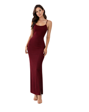 Femme Fatale Wine Dress
