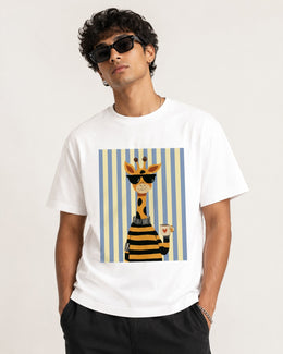 COOL GIRAFFE OVERSIZED UNISEX T-SHIRT
